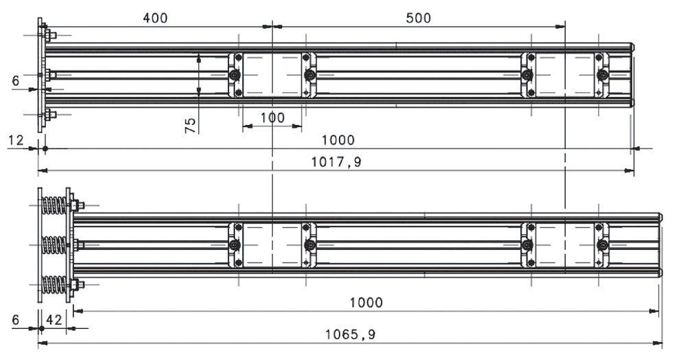 SG-PSM-2-500 SG-PSM-3-800 SG-PSM-4-900 SG-PSM-4-1200 Jokainen peili on erikseen säädettävissä 3 :lla säätöruuvilla.