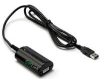 Anturiliittymä Vernier EasyLink Vernier Go!Link Kuvaus Tätä tiedonkeräintä käytetään kämmenlaitteiden kanssa. Siinä on mini- USB-liitin, jolla se voidaan kytkeä suoraan kämmenlaitteeseen.