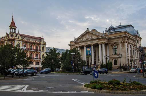 päivän ohjelmassa oli Transilvanian epävirallinen pääkaupunki Cluj-Napoca, jossa viime