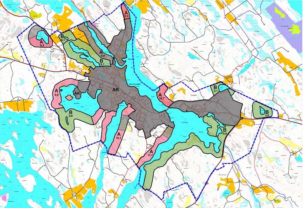 Toholahdella Kotasaaressa maanomistaja ei halunnut 4 tasapuolisuusvertailuun perustuvaa rantarakentamispaikkaa.