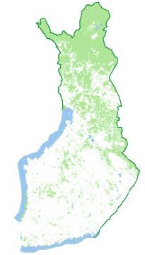 Metsähallitus - perusasiat Kolmasosa Suomen maa- ja vesipinta-alasta Metsähallitus hoitaa, käyttää ja kehittää valtion omistamia alueita siten, että ne