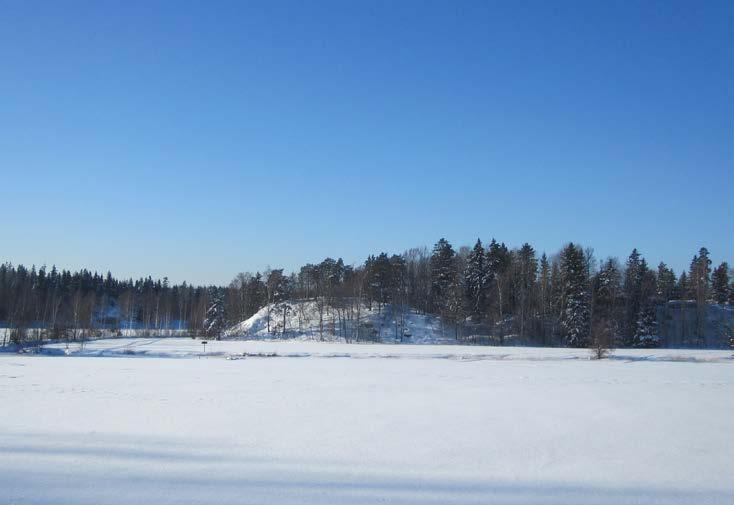 Kuva 37. Sibbesborg kuuluu valtakunnallisesti merkittäviin muinaisjäännöksiin. Bild 37. Sibbesborg är ett väderfult fornlämningsobjekt på riksnivå.