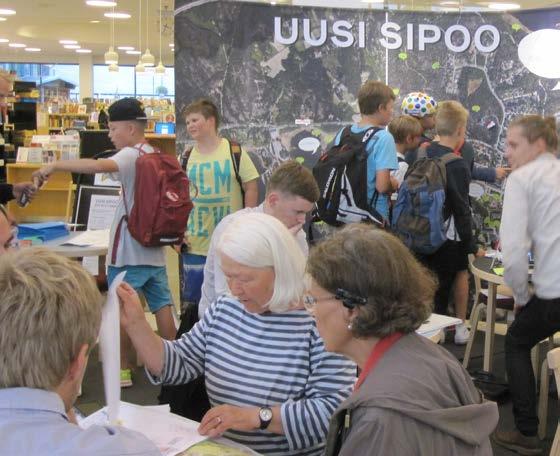 Kuva 7a. Uusi Sipoo! -suunnittelutyöpaja elokuussa 2014 Bild 7a. Ett Nytt Sibbo -workshopen i augusti 2014 Kuva 7b. Sibbesborgin suunnitteluviikko 23-26.9.2013 Bild 7b.