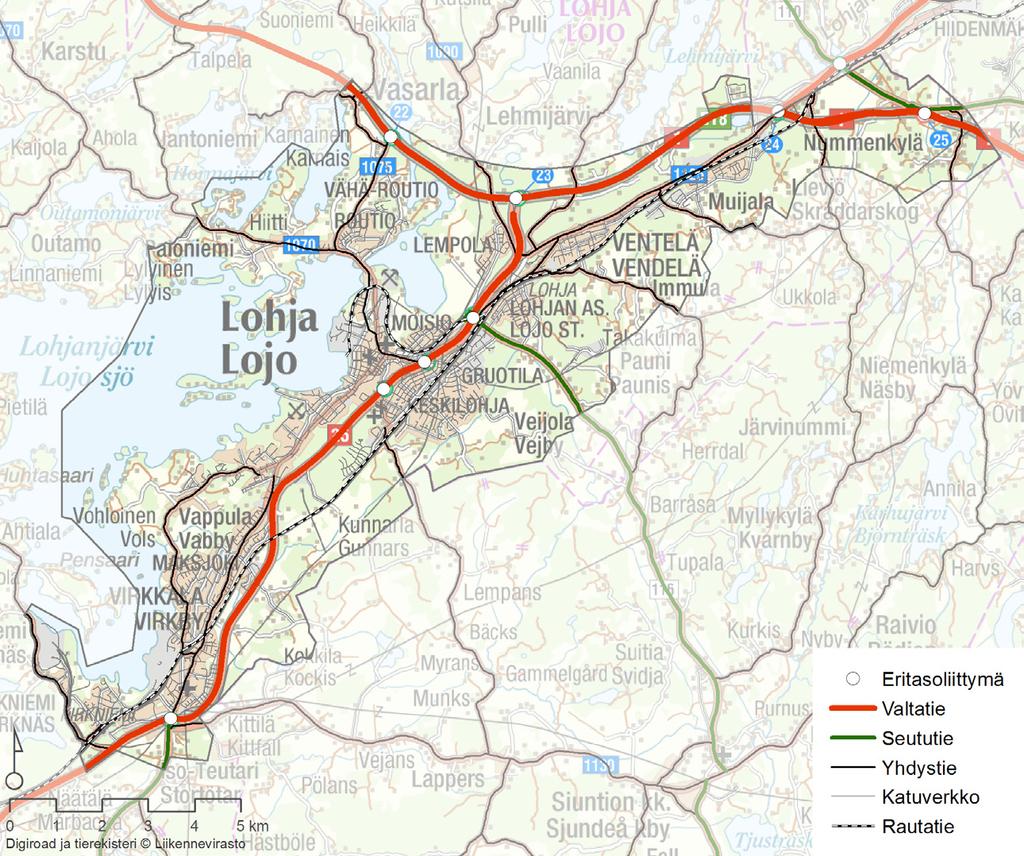 16 Lohjan taajamaosayleiskaavan liikennejärjestelmäsuunnitelman päivitys 1.