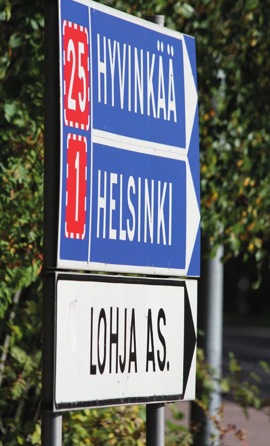 30 Lohjan taajamaosayleiskaavan liikennejärjestelmäsuunnitelman päivitys Lohjanharjuntien (maantie 1125) liikenteellinen luonne on muuttunut valtatien 1 moottoritieksi rakentamisen myötä ja