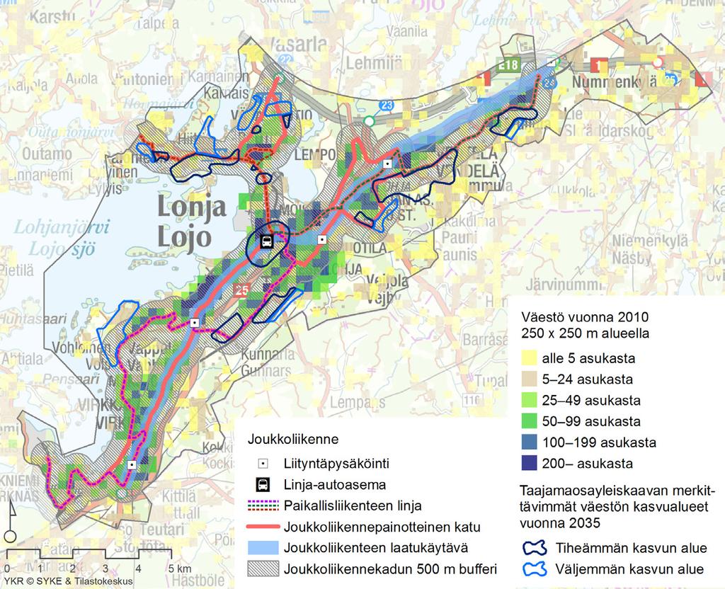 Lohjan taajamaosayleiskaavan liikennejärjestelmäsuunnitelman päivitys 33 3.