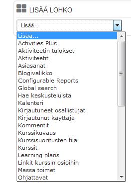 20 1. 2. 3. 2.4.2 Lohkojen muokkaaminen ja paikan siirtäminen Kun työtilassa on muokkaustila päällä, tulee lohkoihin muokkaustyökalut näkyviin.