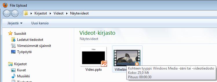 Toistaa audion käyttäen Flowplayeria, vaatii Flash pluginin Flash-video.flv,.f4v Toistaa videoita käyttäen Flowplayeria, vaatii Flash pluginin ja javascriptin.