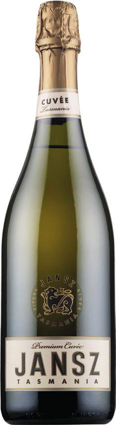 Kuohuviinit & Samppanjat AUSTRALIA JANSZ PREMIUM CUVÉE BRUT Jansz/Tasmania Kuiva, moniulotteinen, hedelmäinen ja raikkaan hapokas. aperitiivi, äyriäisruoat.