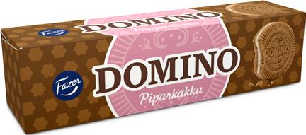 Domino Pepparkaka nu i egen förpackning Julförpackningen framträder bra och ger tydlig information om smaken Intresserar både nya