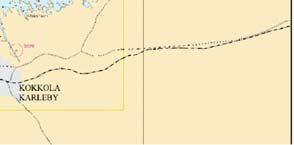 chart extracts not to scale of chart 7 Kauppa-aluksia ei varoiteta päivittäin.