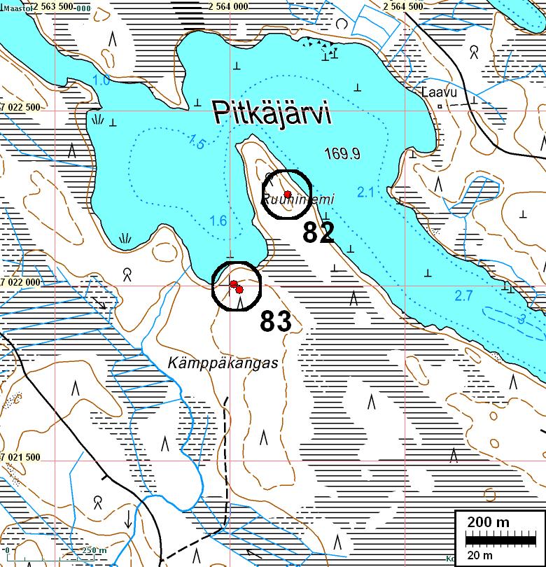 14 KINNULA 82 PITKÄJÄRVI-RUUHINIEMI Rauh.