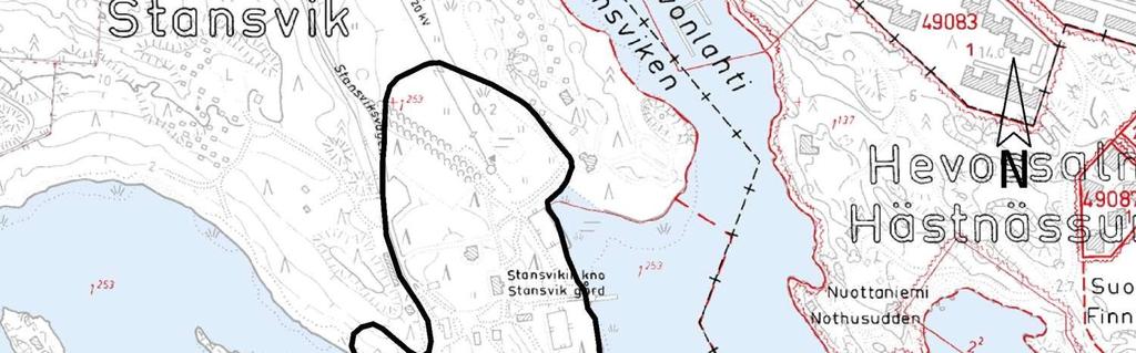 24 Kortti 4) Rauhoitettava alue: Tahvonlahden harju Pinta-ala: 9,04 ha Kylä Tila ja Rn:o Omistaja Laajasalo 412 Stansvik 1:253 Helsingin kaupunki Kaavat ja suunnitelmat: - Yleiskaava 2002: