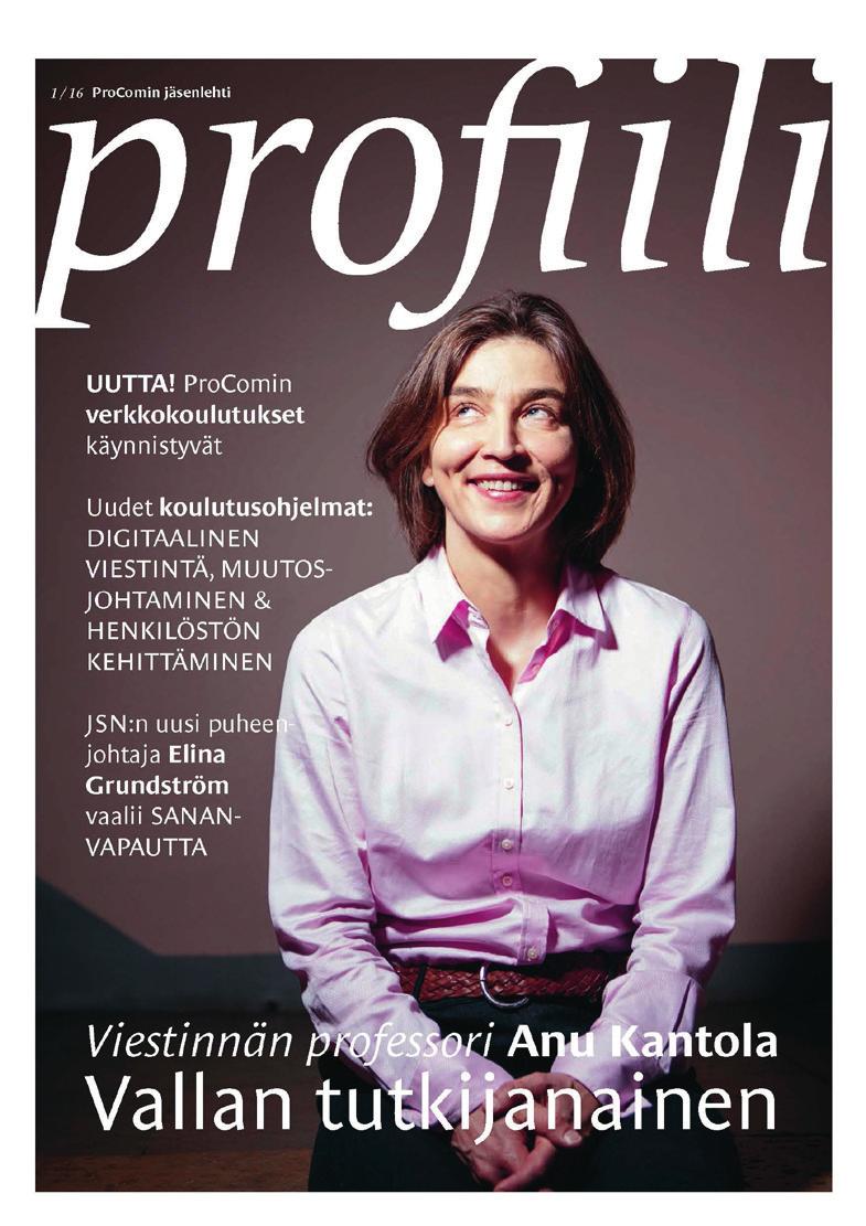 Hanna Salminen) Valmentajajaos (pj Riitta Jantunen) Johtajajaos (pj Vilhelmiina Wahlbeck) International Communications Group (pj Mark Badham) Keväällä ProComiin perustettiin myös kaksi alueellista