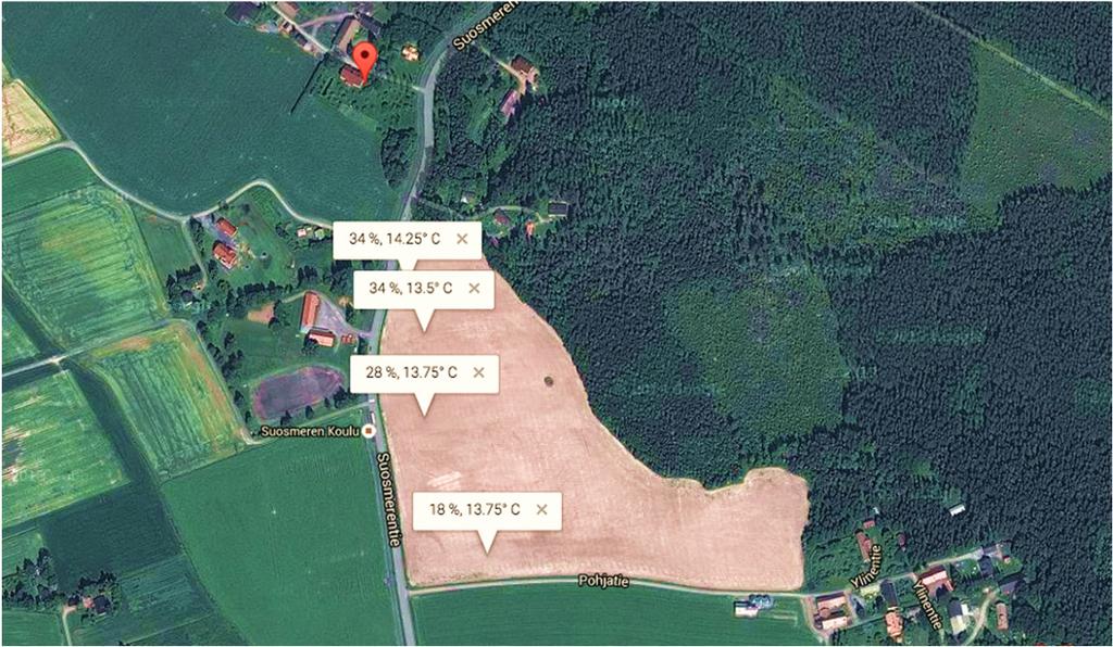 PILVIPALVELU JA ANALYYSIT Karttakuva peltoasennuksesta Base Station Scouts Reaaliaikainen ja yksityiskohtainen analyysitieto(myös historiatieto) Kartta- ja kaaviopohjat