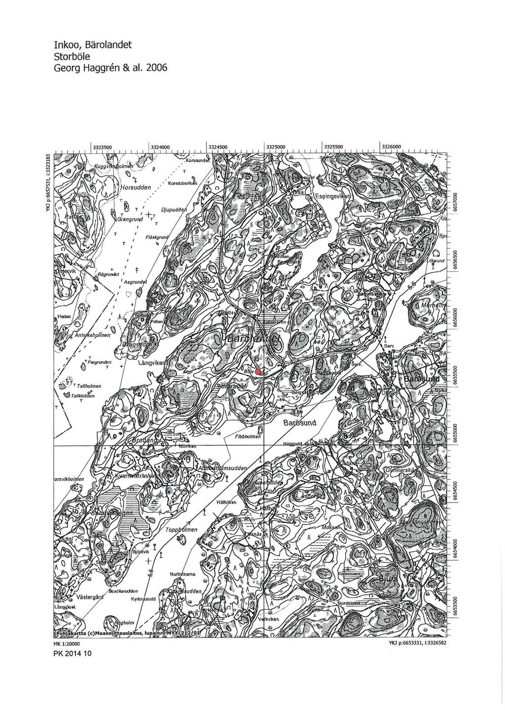 Inkoo, Bärolandet Storböle Georg Haggren & al.