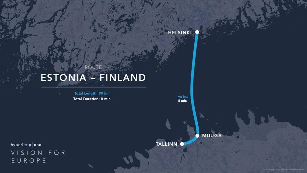 9.1.2 Hyperloop One Hyperloop One on tällä hetkellä kehitys- ja testausvaiheessa oleva kuljetusjärjestelmä.