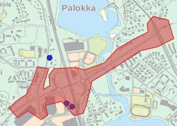 PILAANTUNUT MAAPERÄ, MATTI KOHTEET SUUNNITTELUALUEEN LÄHEISYYDESSÄ SIJAITSEE KAKSI MATTI-