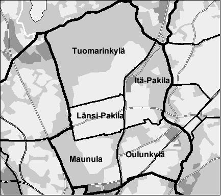 4 Pohjoinen suurpiiri Copyright Helsingin kaupunki, Kaupunkimittausosasto 41/23 Asukastiheys h/km2 Asuntojen keskikoko m2 Asuntokuntien keskikoko Korkeakoulututkinto 15 1 3,5 5 12 8 3 4 9 6 2,5 3 6 4