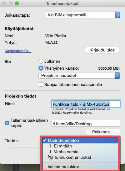 UO. 12 3.3 Tasojen julkaisu PDF-tiedostoihin ArchiCAD-plansseilta ArchiCAD 19 tukee nyt myös planssien (ei enää pelkästään näkymien) sisältämien tasojen vientiä PDF-muotoon.