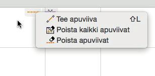 2.3 Kehittyneet apupisteet Uusi tartuntapistevaihtoehto on syntynyt: Lähin jako tasavälille.
