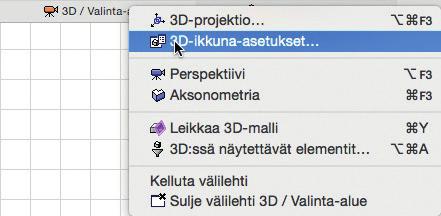 UO. 7 Jokaisella välilehtityypillä on omanlaisensa pudotusvalikko osoitettaessa hiiren oikealla. Valikon avulla pääsee nopeasti välilehteen liittyviin näkymiin tai asetuksiin.