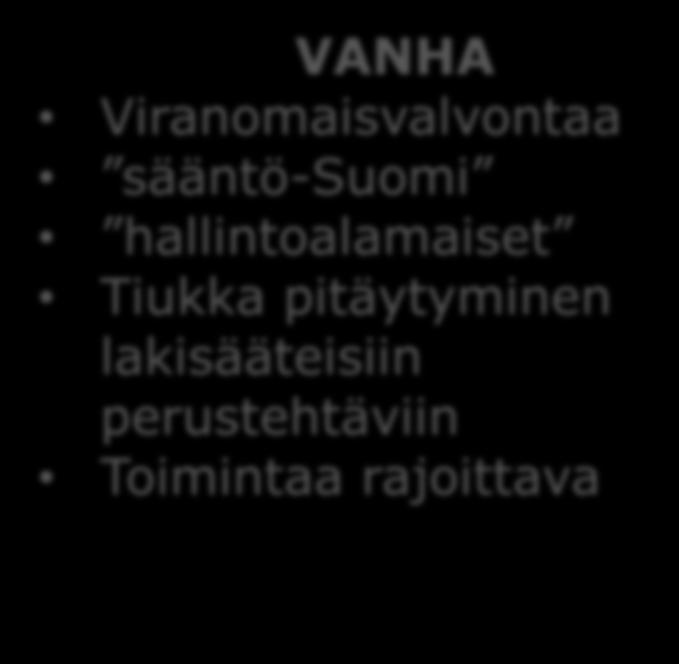 sääntö-suomi hallintoalamaiset Tiukka