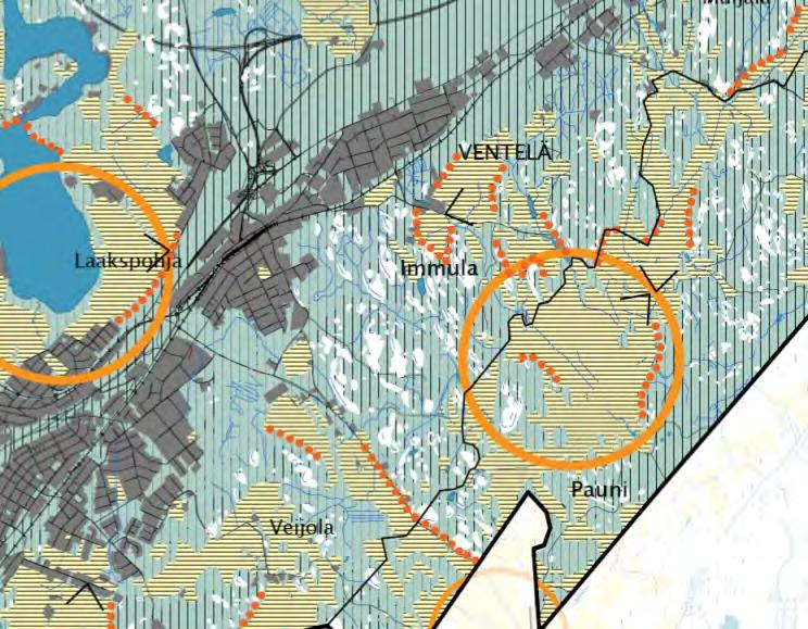 SUUNNITTELUN LÄHTÖKOHDAT MAISEMARAKENNE JA KULTTUURIHISTORIA /YMPÄRISTÖ Lohjan ja Sammatin maisemaselvityksen (2008) mukaisesti kaava-alue on selänteiden ja laaksojen vaiheittumisvyöhykkeellä.