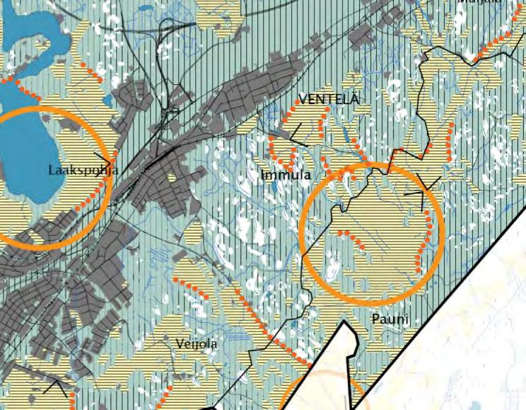 SUUNNITTELUN LÄHTÖKOHDAT MAISEMARAKENNE JA KULTTUURIHISTORIA /YMPÄRISTÖ Lohjan ja Sammatin maisemaselvityksen (2008) mukaisesti kaava-alue on selänteiden ja laaksojen vaiheittumisvyöhykkeellä.