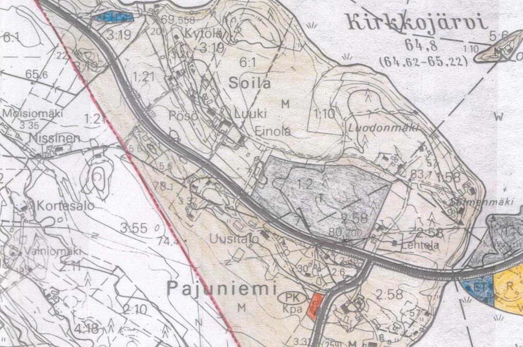 Yleiskaava Alueella on voimassa 1982 vahvistunut oikeusvaikutukseton Suodenniemen keskustan osayleiskaava, jossa suunnittelualue on teollisuus- ja varastoaluetta, ja itäosastaan maa- ja