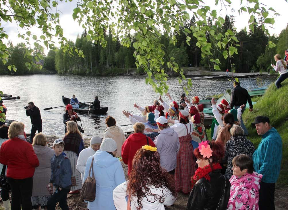 Oma Mua K a r j a l a n r a h v a h a n l e h t i Kolmaspäivy Serota 17.06.2015 ÔÔ Kaupunki karjalaisittain s.4 Karjalan Rahvahan Liitto rupesi toteuttamah uutta Kaupunki karjalaisittain -projektie.