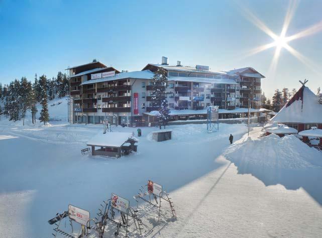 A HOLIDAY HOME IN THE BEST PLACE OF RUKA is being built in the heart of Ruka village, as a continuation to the Ski Chalets 1 building on the shore of