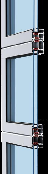 ALR 67 Thermo Glazing ALR 67 Thermo Glazing -mallin voi tilata lämpökatkaistuilla profiileilla ja 67 mm:n lamellipaksuudella silloin kun lämpöeristykselle asetetaan erityisen suuria vaatimuksia.