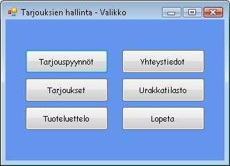 19 keelle. Tämän seurauksena lomakkeeseen liitetään DataSet, BindingSource, TableAdapter sekä BindingNavigator-objektit.