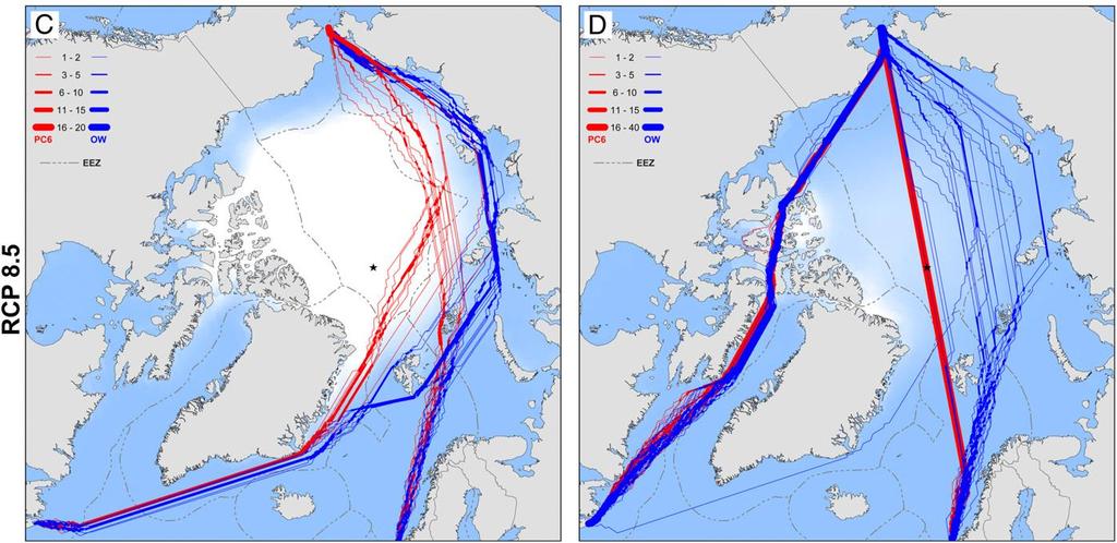 Arktiset meriväylät syyskuu