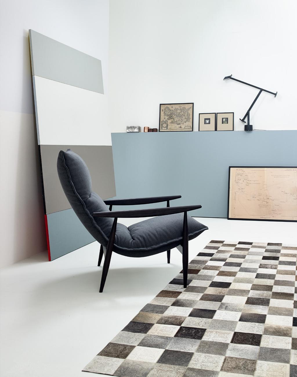 TAO Design: Jukka Setälä Tao-tuolin pehmeä istuinosa luo jännittävän kontrastin puisen rungon virtaviivaisen keveyden kanssa.