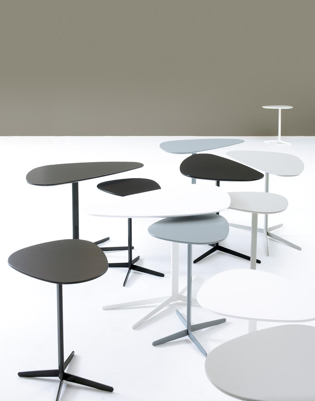 D PÖYTÄ / D TABLE Design: Petra Lassenius Monikäyttöinen ja helposti liikuteltava D-pöytä soveltuu tilaan kuin tilaan.