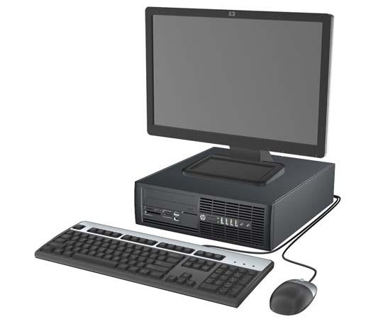 1 Tuotteen ominaisuudet Peruskokoonpanon ominaisuudet HP Compaq Small Form Factor -tietokoneen ominaisuudet voivat vaihdella mallin mukaan.