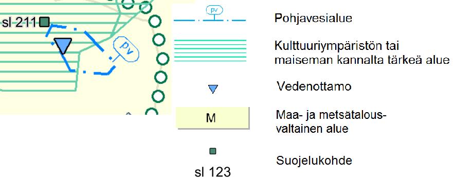 47 Ketomäen pohjavesialueesta runsas puolet kuuluu kulttuuriympäristön tai maiseman kannalta tärkeään alueeseen.