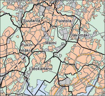 5 Koillinen suurpiiri Copyright Helsingin kaupunki, Kaupunkimittausosasto 41 /23 Asukastiheys h/km2 Asuntojen keskikoko m2 Asuntokuntien keskikoko Korkeakoulututkinto 15 1 3,5 5 12 8 3 4 9 6 2,5 3 6