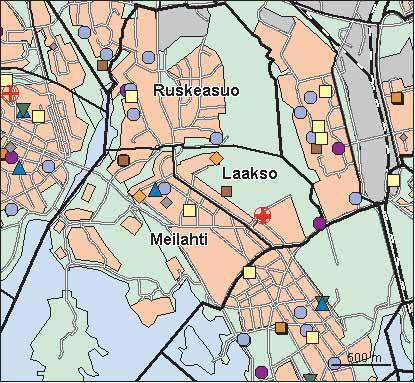 21 Reijolan peruspiiri Copyright Helsingin kaupunki, Kaupunkimittausosasto 41 /23 Genimap Oy, Lupa L6285/5 Asukastiheys h/km2 Asuntojen keskikoko m2 Asuntokuntien keskikoko Korkeakoulututkinto 15 1