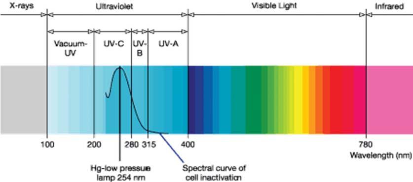 Mitä UV-Säteily on? Sähkömagneettista aaltoliikettä, mutta näkyvää valoa lyhytaaltoisempaa.