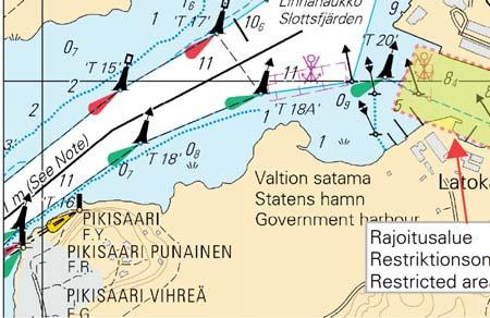 The area between Ruissalo bridge and Port of Turku and the area between the old Hirvensalo bridge and Port of Turku will be temporarily closed to vessel traffic.