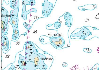 Långö. Kablar och rörledningar. Finland. Archipelago Sea.