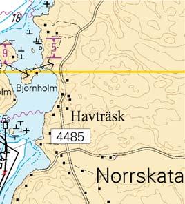 reference, chart extracts not to scale of chart ( FTA, Turku/Åbo