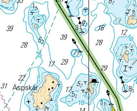 Finland. Archipelago Sea. Norrskata. Hevonkack Kokombrink channel (4.6 m).