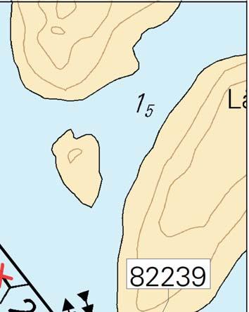 keskilinja Stryk den befintliga mittlinjen Delete existing centre line (1) 59 54.631'N 21 53.