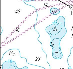 Väylän keskilinja Farledens mittlinje Fairway centre line: WGS 84 1.5 m Kartat-Korten-Charts 1) 59 49.
