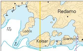 Finland. Skärgårdshavet. Pargas. Nagu. Kablar. Kartmarkering.