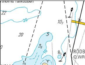 Finland. Skärgårdshavet. Pargas. Korpo. Ändrad djupinformation.